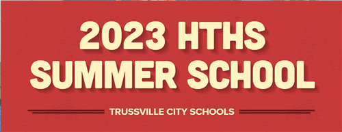Red banner for the 2023 Summer School